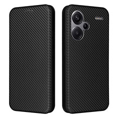 Custodia Portafoglio In Pelle Cover con Supporto L02Z per Xiaomi Redmi Note 13 Pro+ Plus 5G Nero