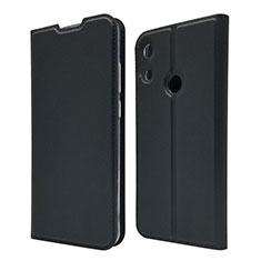 Custodia Portafoglio In Pelle Cover con Supporto L03 per Huawei Y6 (2019) Nero