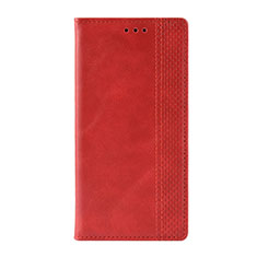 Custodia Portafoglio In Pelle Cover con Supporto L03 per Motorola Moto G9 Rosso