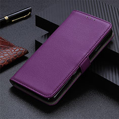 Custodia Portafoglio In Pelle Cover con Supporto L03 per Oppo A33 Viola