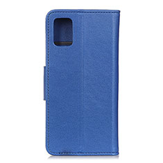 Custodia Portafoglio In Pelle Cover con Supporto L03 per Samsung Galaxy A41 Blu