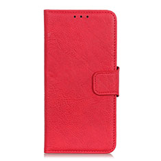 Custodia Portafoglio In Pelle Cover con Supporto L03 per Samsung Galaxy M01 Core Rosso