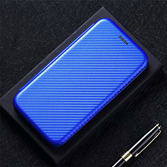 Custodia Portafoglio In Pelle Cover con Supporto L03 per Samsung Galaxy S20 FE 4G Blu