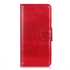 Custodia Portafoglio In Pelle Cover con Supporto L03 per Vivo V20 SE Rosso