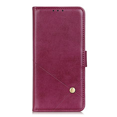 Custodia Portafoglio In Pelle Cover con Supporto L03 per Xiaomi Mi 10T Pro 5G Rosso Rosa