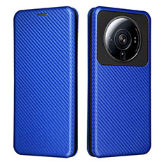 Custodia Portafoglio In Pelle Cover con Supporto L03 per Xiaomi Mi 12 Ultra 5G Blu