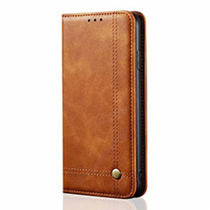 Custodia Portafoglio In Pelle Cover con Supporto L03 per Xiaomi Mi Note 10 Lite Arancione