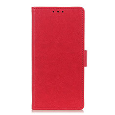 Custodia Portafoglio In Pelle Cover con Supporto L03 per Xiaomi Redmi 9A Rosso