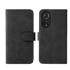 Custodia Portafoglio In Pelle Cover con Supporto L03Z per Huawei Nova 9 Nero