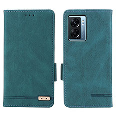 Custodia Portafoglio In Pelle Cover con Supporto L03Z per Oppo A56S 5G Verde