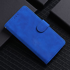 Custodia Portafoglio In Pelle Cover con Supporto L03Z per Realme C21Y Blu