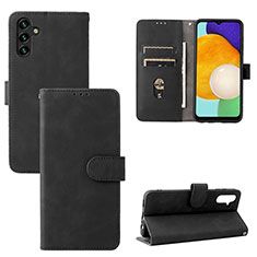 Custodia Portafoglio In Pelle Cover con Supporto L03Z per Samsung Galaxy A04s Nero