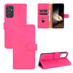 Custodia Portafoglio In Pelle Cover con Supporto L03Z per Samsung Galaxy A15 LTE Rosa Caldo