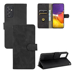 Custodia Portafoglio In Pelle Cover con Supporto L03Z per Samsung Galaxy A54 5G Nero