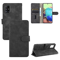 Custodia Portafoglio In Pelle Cover con Supporto L03Z per Samsung Galaxy A71 4G A715 Nero