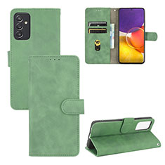 Custodia Portafoglio In Pelle Cover con Supporto L03Z per Samsung Galaxy M14 5G Verde