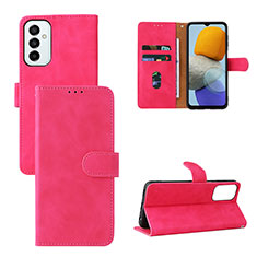 Custodia Portafoglio In Pelle Cover con Supporto L03Z per Samsung Galaxy M23 5G Rosa Caldo