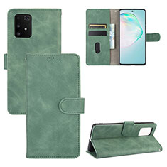 Custodia Portafoglio In Pelle Cover con Supporto L03Z per Samsung Galaxy M80S Verde