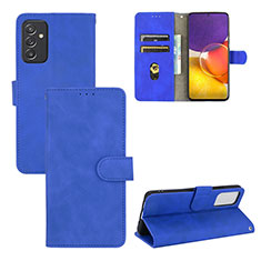 Custodia Portafoglio In Pelle Cover con Supporto L03Z per Samsung Galaxy Quantum4 5G Blu