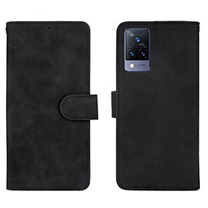 Custodia Portafoglio In Pelle Cover con Supporto L03Z per Vivo V21s 5G Nero