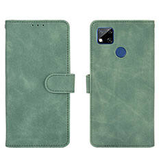 Custodia Portafoglio In Pelle Cover con Supporto L03Z per Xiaomi POCO C3 Verde