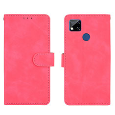 Custodia Portafoglio In Pelle Cover con Supporto L03Z per Xiaomi POCO C31 Rosa Caldo