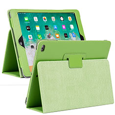 Custodia Portafoglio In Pelle Cover con Supporto L04 per Apple iPad 10.2 (2019) Verde Pastello