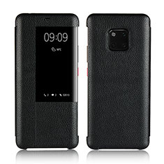 Custodia Portafoglio In Pelle Cover con Supporto L04 per Huawei Mate 20 Pro Nero