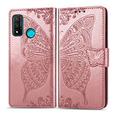 Custodia Portafoglio In Pelle Cover con Supporto L04 per Huawei Nova Lite 3 Plus Oro Rosa