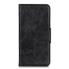 Custodia Portafoglio In Pelle Cover con Supporto L04 per Oppo A91 Nero