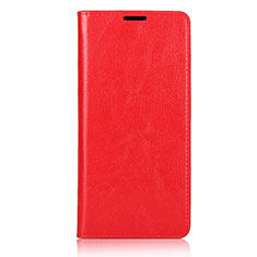Custodia Portafoglio In Pelle Cover con Supporto L04 per Samsung Galaxy A71 5G Rosso