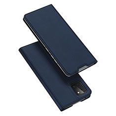 Custodia Portafoglio In Pelle Cover con Supporto L04 per Samsung Galaxy M60s Blu