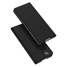 Custodia Portafoglio In Pelle Cover con Supporto L04 per Samsung Galaxy M60s Nero