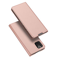 Custodia Portafoglio In Pelle Cover con Supporto L04 per Samsung Galaxy Note 10 Lite Oro Rosa