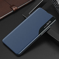 Custodia Portafoglio In Pelle Cover con Supporto L04 per Samsung Galaxy S22 5G Blu