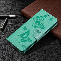 Custodia Portafoglio In Pelle Cover con Supporto L04 per Sony Xperia L4 Verde