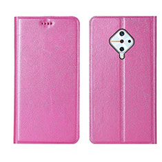 Custodia Portafoglio In Pelle Cover con Supporto L04 per Vivo S1 Pro Rosa