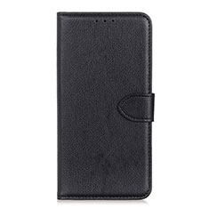 Custodia Portafoglio In Pelle Cover con Supporto L04 per Xiaomi Redmi 9 Nero