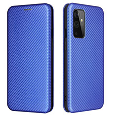 Custodia Portafoglio In Pelle Cover con Supporto L04Z per OnePlus 9 5G Blu