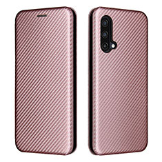 Custodia Portafoglio In Pelle Cover con Supporto L04Z per OnePlus Nord CE 5G Oro Rosa