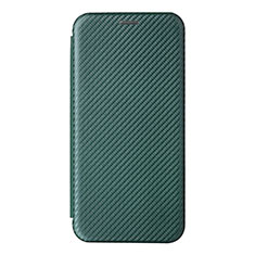 Custodia Portafoglio In Pelle Cover con Supporto L04Z per Realme 9 5G India Verde