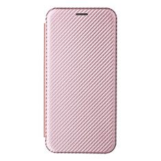 Custodia Portafoglio In Pelle Cover con Supporto L04Z per Realme C21Y Oro Rosa