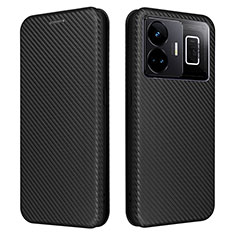 Custodia Portafoglio In Pelle Cover con Supporto L04Z per Realme GT Neo6 5G Nero