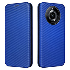 Custodia Portafoglio In Pelle Cover con Supporto L04Z per Realme Narzo 60 5G Blu