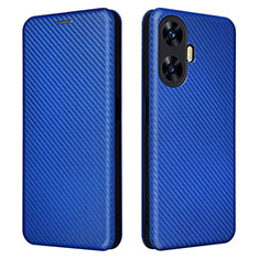 Custodia Portafoglio In Pelle Cover con Supporto L04Z per Realme Narzo N55 Blu