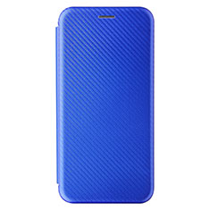 Custodia Portafoglio In Pelle Cover con Supporto L04Z per Samsung Galaxy A02 Blu