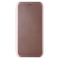 Custodia Portafoglio In Pelle Cover con Supporto L04Z per Samsung Galaxy A02 Oro Rosa