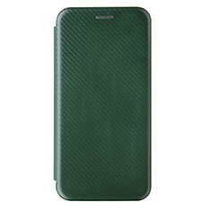 Custodia Portafoglio In Pelle Cover con Supporto L04Z per Samsung Galaxy A02 Verde