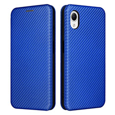Custodia Portafoglio In Pelle Cover con Supporto L04Z per Samsung Galaxy A23 5G SC-56C Blu