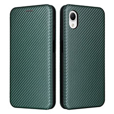 Custodia Portafoglio In Pelle Cover con Supporto L04Z per Samsung Galaxy A23 5G SC-56C Verde